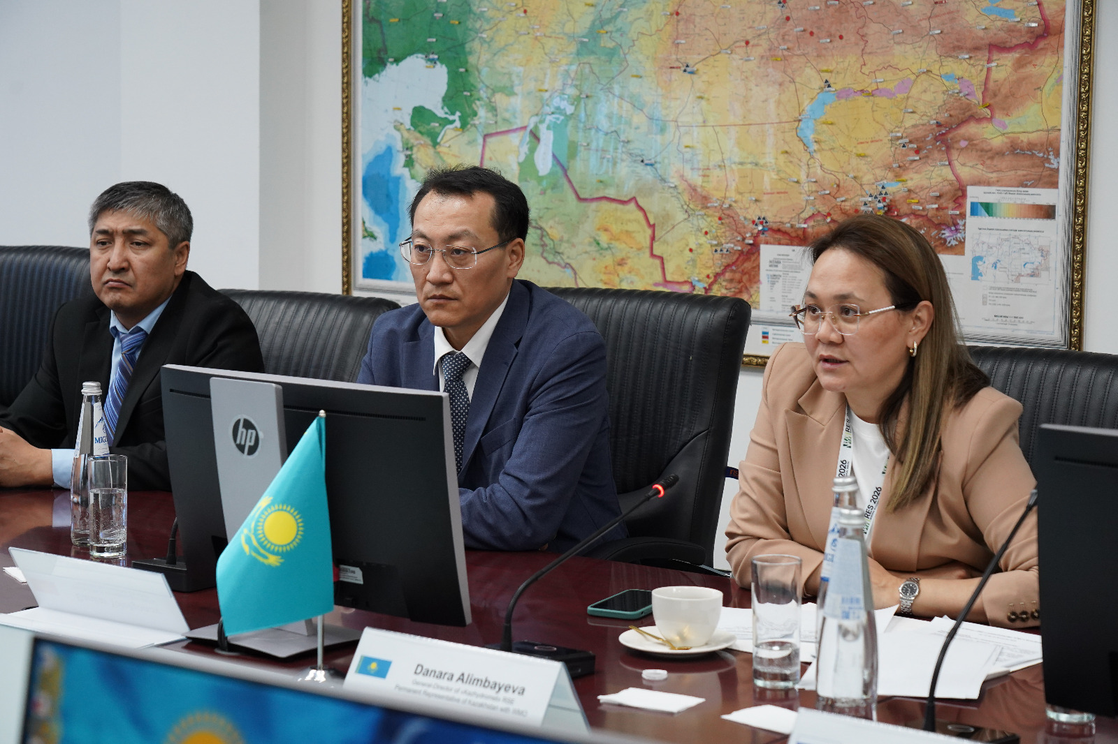 Danara Kizatovna Alimbayeva, Director General of Kazhydromet, held a bilateral meeting with Celeste Saulo, Secretary General of the World Meteorological Organization